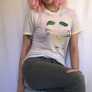 Vintage Yellow Threadbare tee